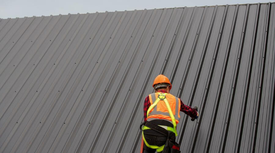 Professional metal roof installation services in Fossil, OR